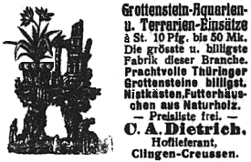 C. A. Dietrich, Hoflieferant Clingen-Creussen -- dietrich.gif (24 kB)